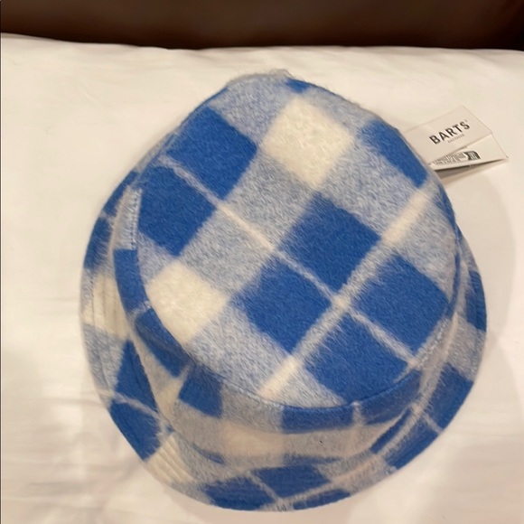 Barts Blue and White Bucket Hat - Picture 8 of 8
